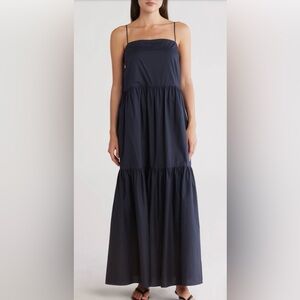 NEW Rag & Bone Leilah Poplin Dress in Salute Navy Size XS